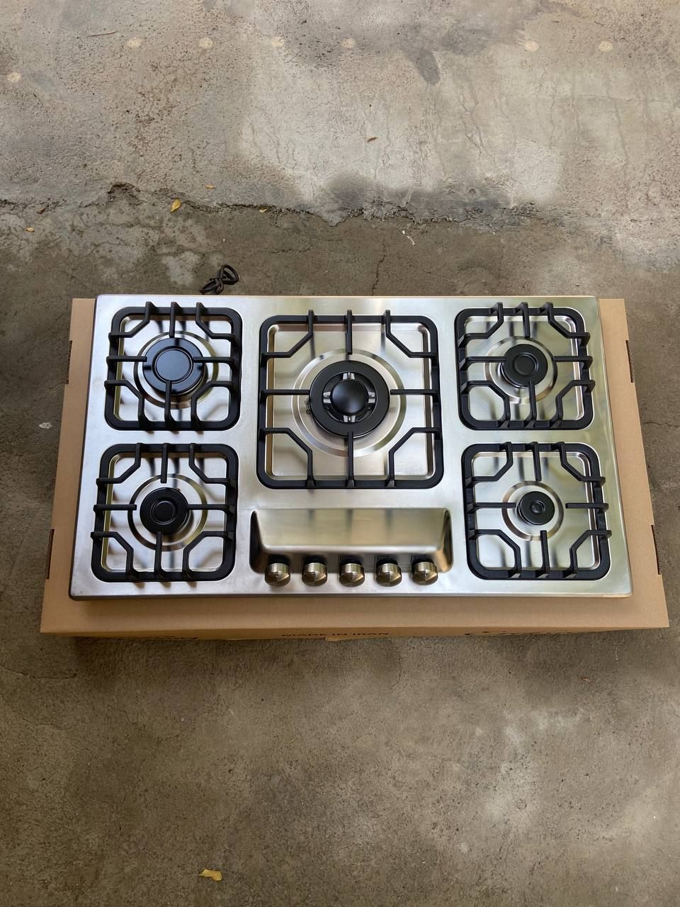 اجاق گاز صفحه ای استیل توبینو مدل لوفرا