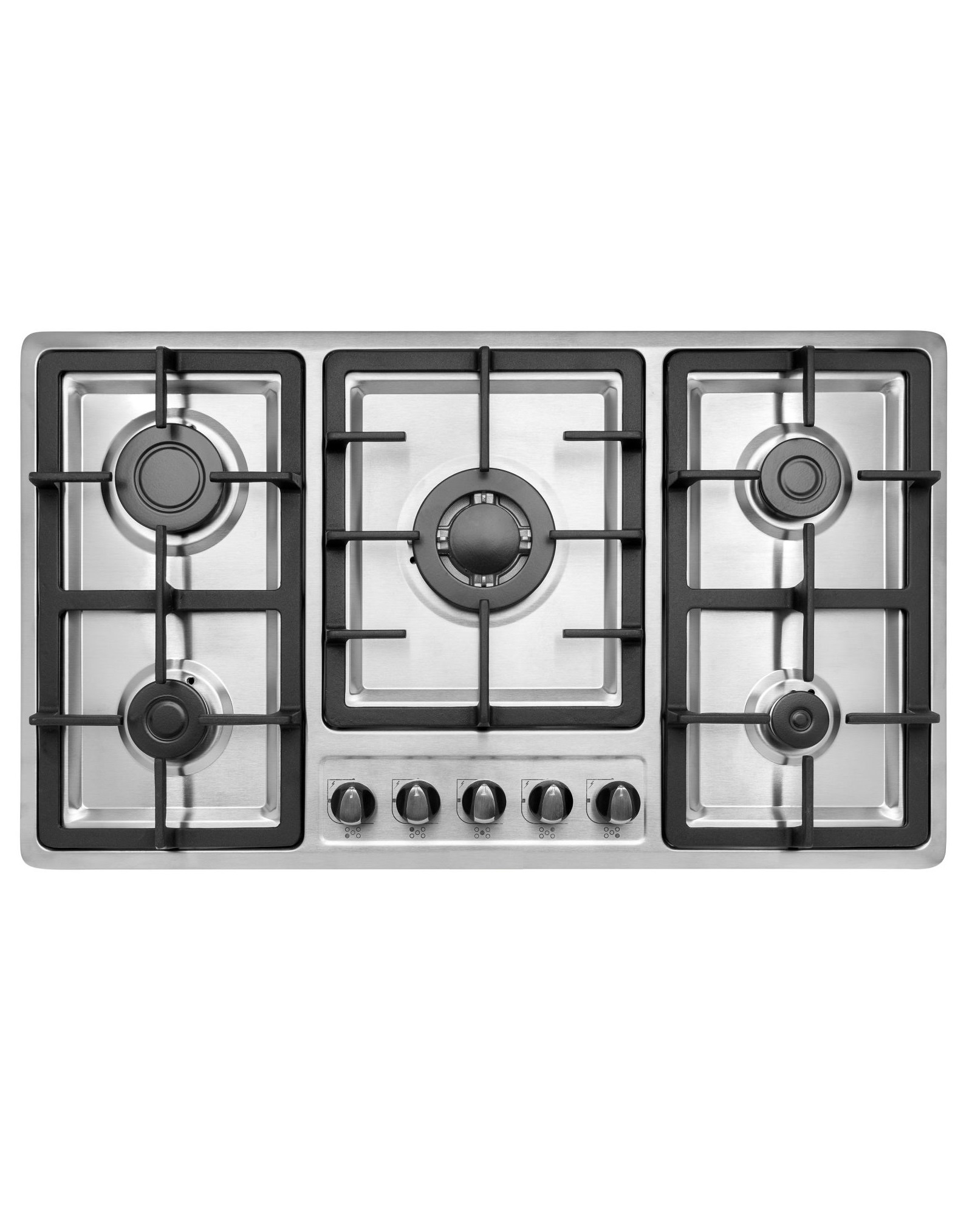 اجاق گاز صفحه ای استیل توبینو مدل فلت وسط پلوپز