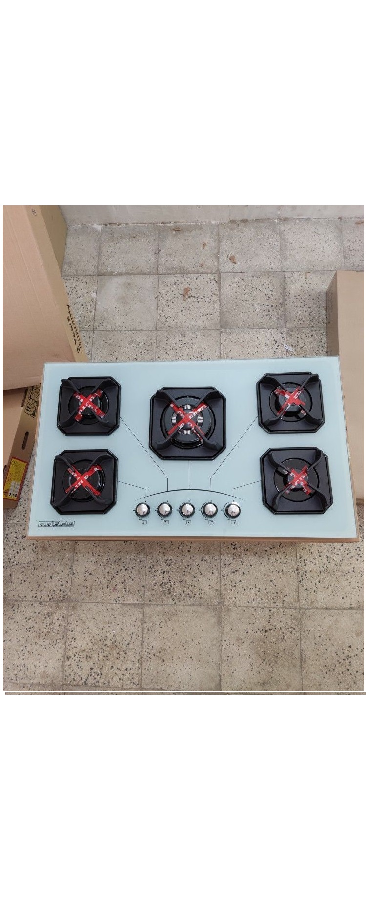 اجاق گاز صفحه شیشه ای توبینو مدل J2 ترموکوپل