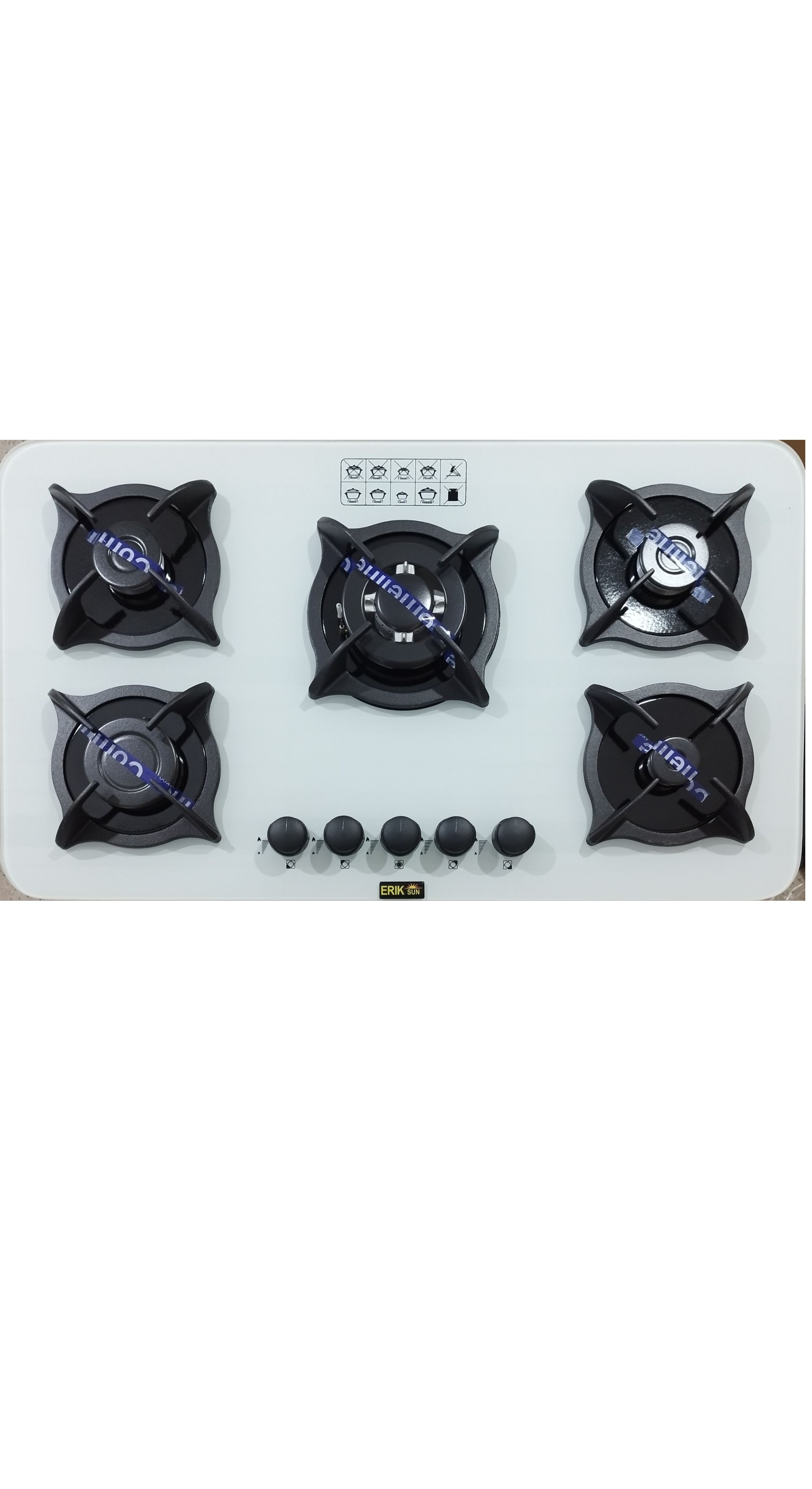 اجاق گاز صفحه ای توبینو مدل پادیسانی ترموکوپل سفید