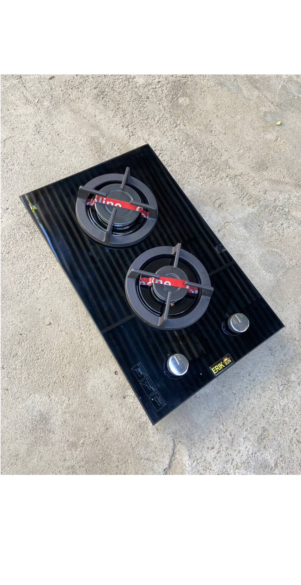 اجاق گاز صفحه شیشه ای توبینو مدل اخوانی ترموکوپل