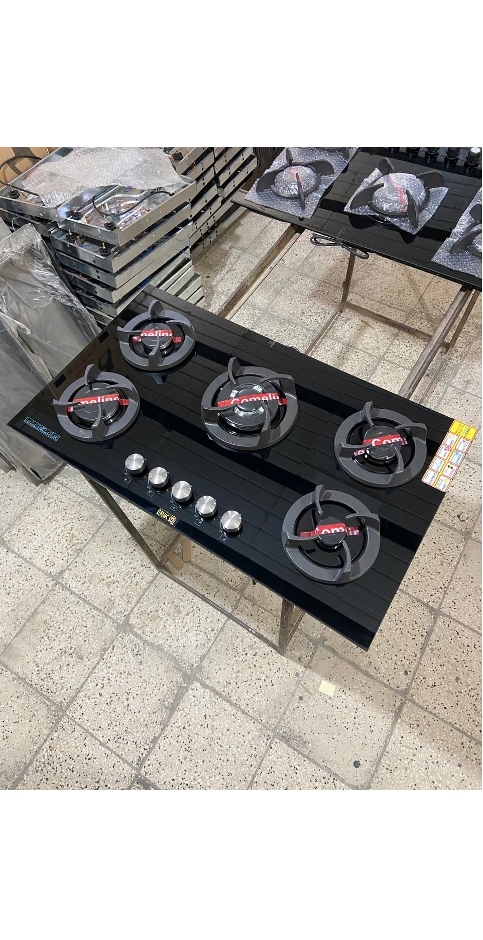 گاز شیشه ای اریکسان مدل j4 ترموکوبل مشکی