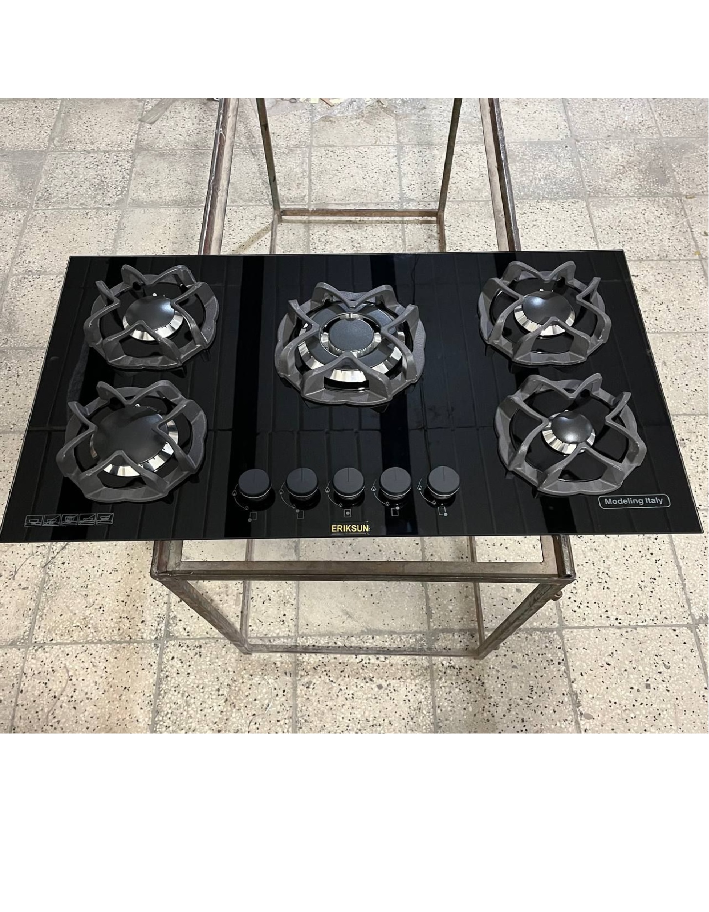 گاز شیشه ای اریکسان مدل j6 قارچی ترموکوبل مشکی