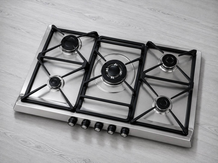اجاق گاز صفحه ای استیل اریکسان مدل smeg اپکس ترموکوبل